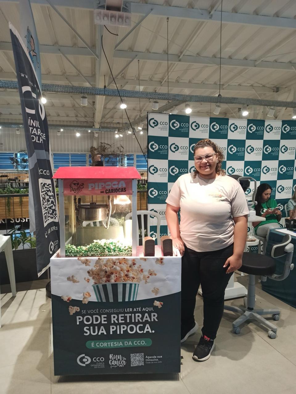 Pipoca das Cariocas em evento